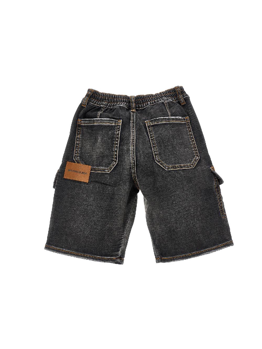 Monnalisa Bermuda cargo denim Mickey Mouse Officina