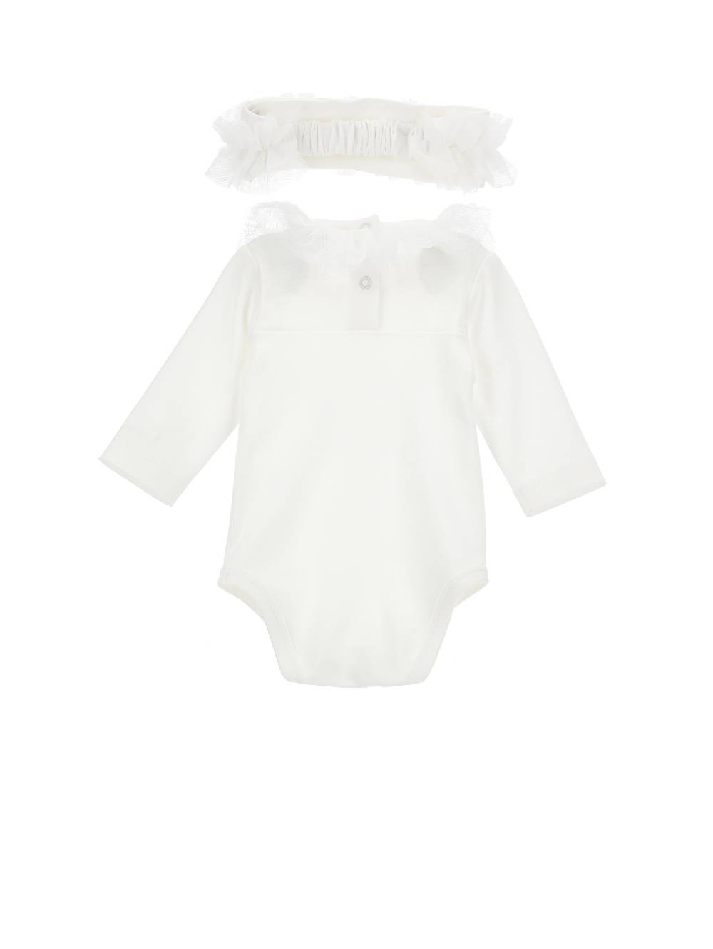Monnalisa Completo cotone e tulle tre pezzi Italia
