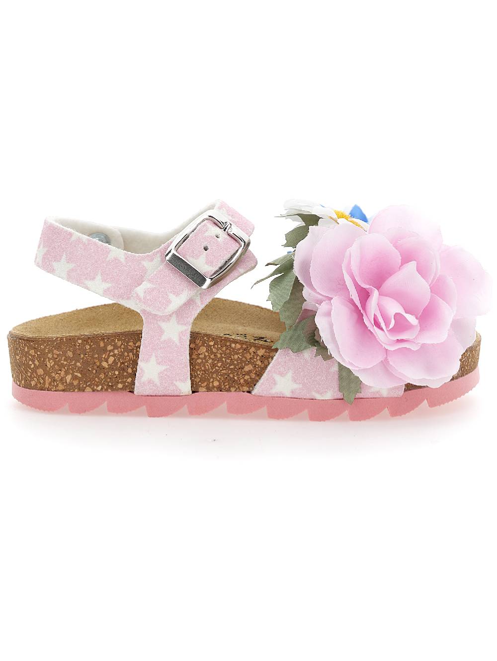 Monnalisa Sandali con fiori applicati
