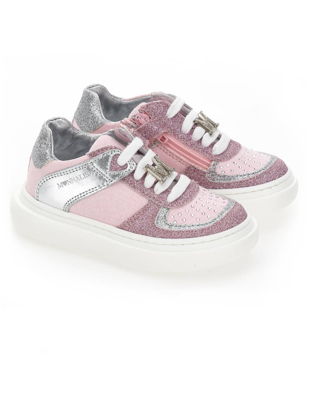 Monnalisa Sneakers glitterate denim Economico