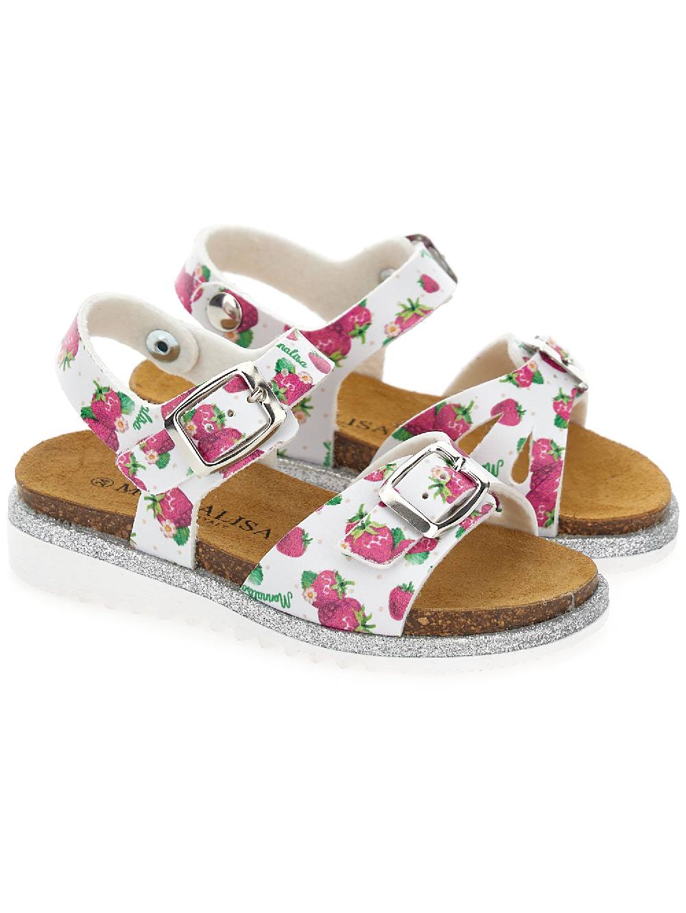 Monnalisa Sandaletti glitter fragoline Economico