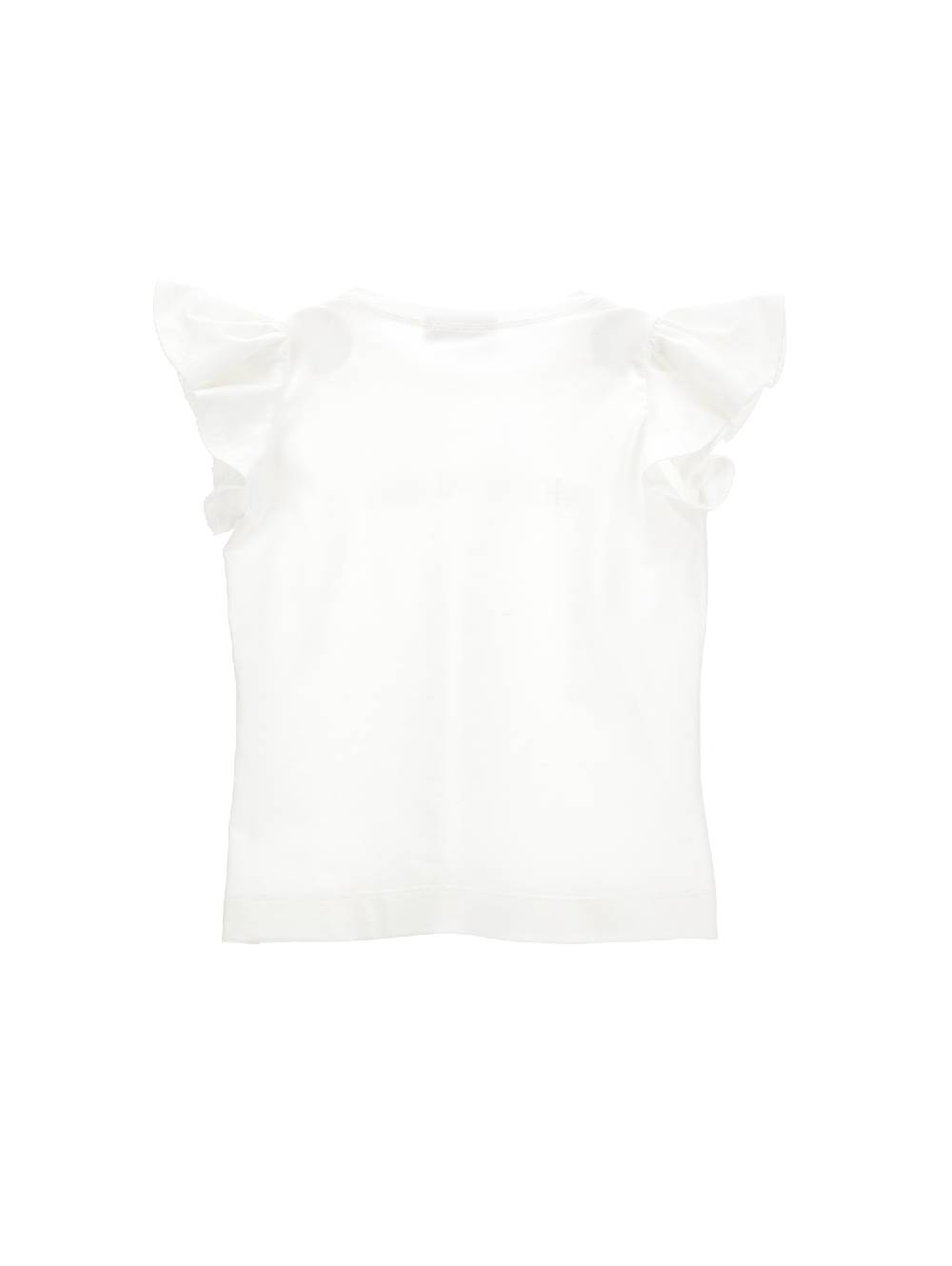 Monnalisa T-shirt jersey logo borchiette In Saldo