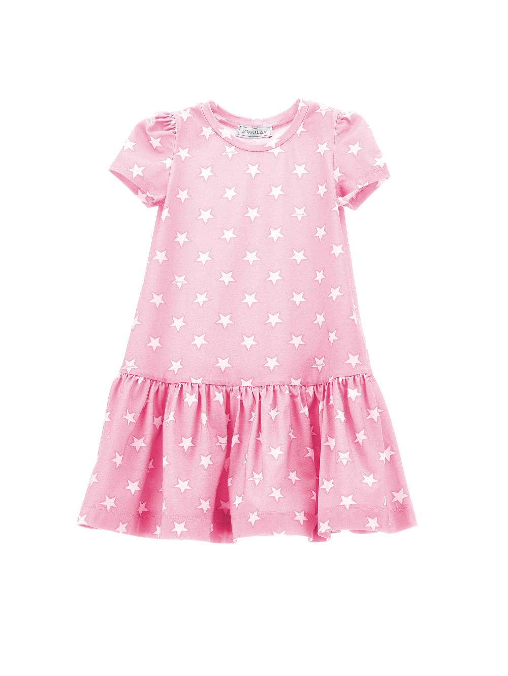 Monnalisa Abito jersey stelline