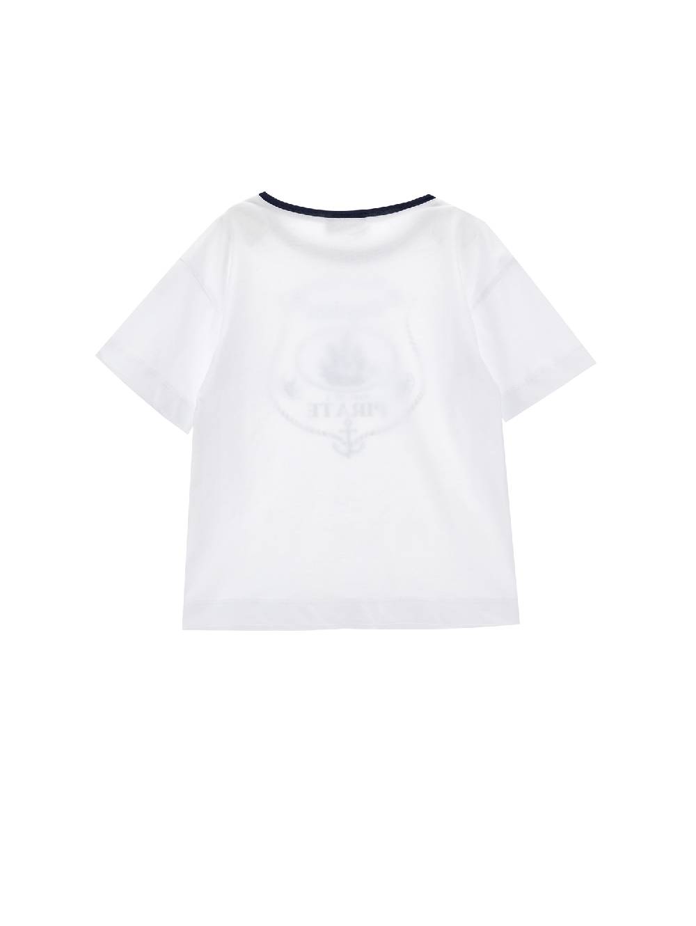 Monnalisa T-shirt jersey stampa stemma Consegna Veloce