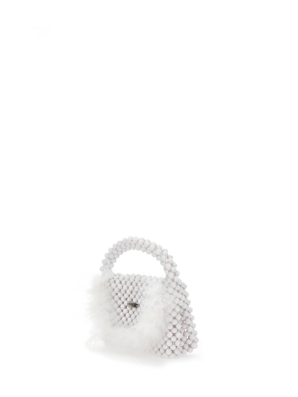 Monnalisa Borsa crystal con piume Pezzi Unici
