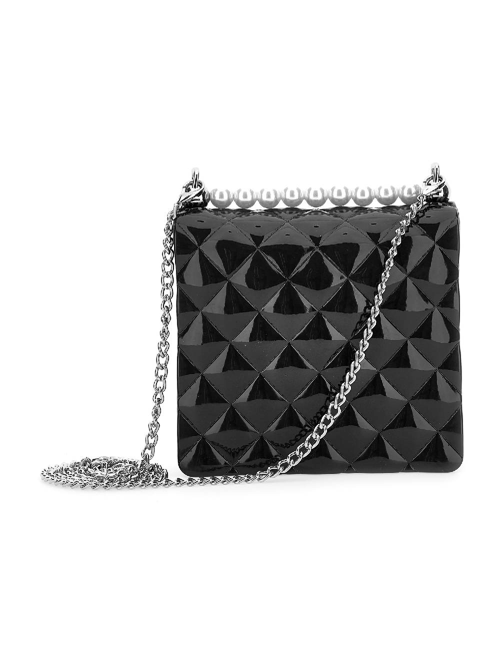 Monnalisa Borsa PVC con perle Soddisfazione Garantita