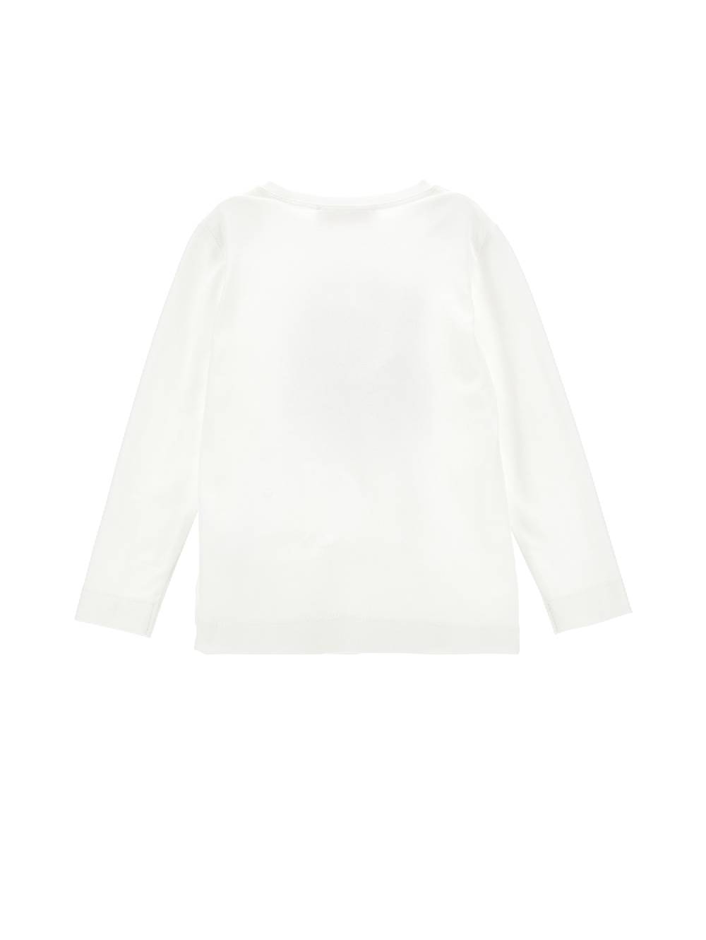 Monnalisa T-shirt cotone stampa fiocco Sottocosto