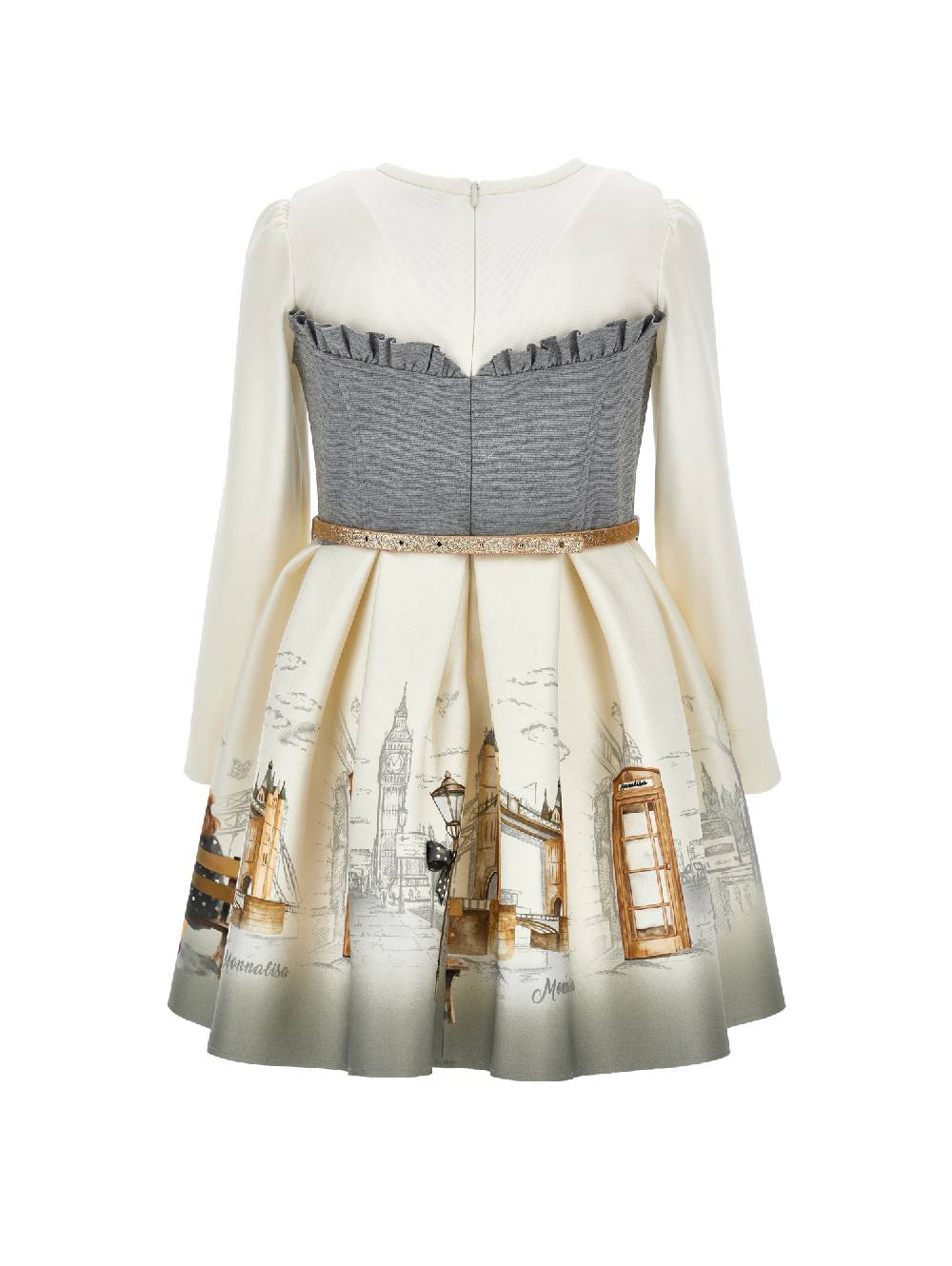Monnalisa Abito bustier ispirazione Londra Sconto