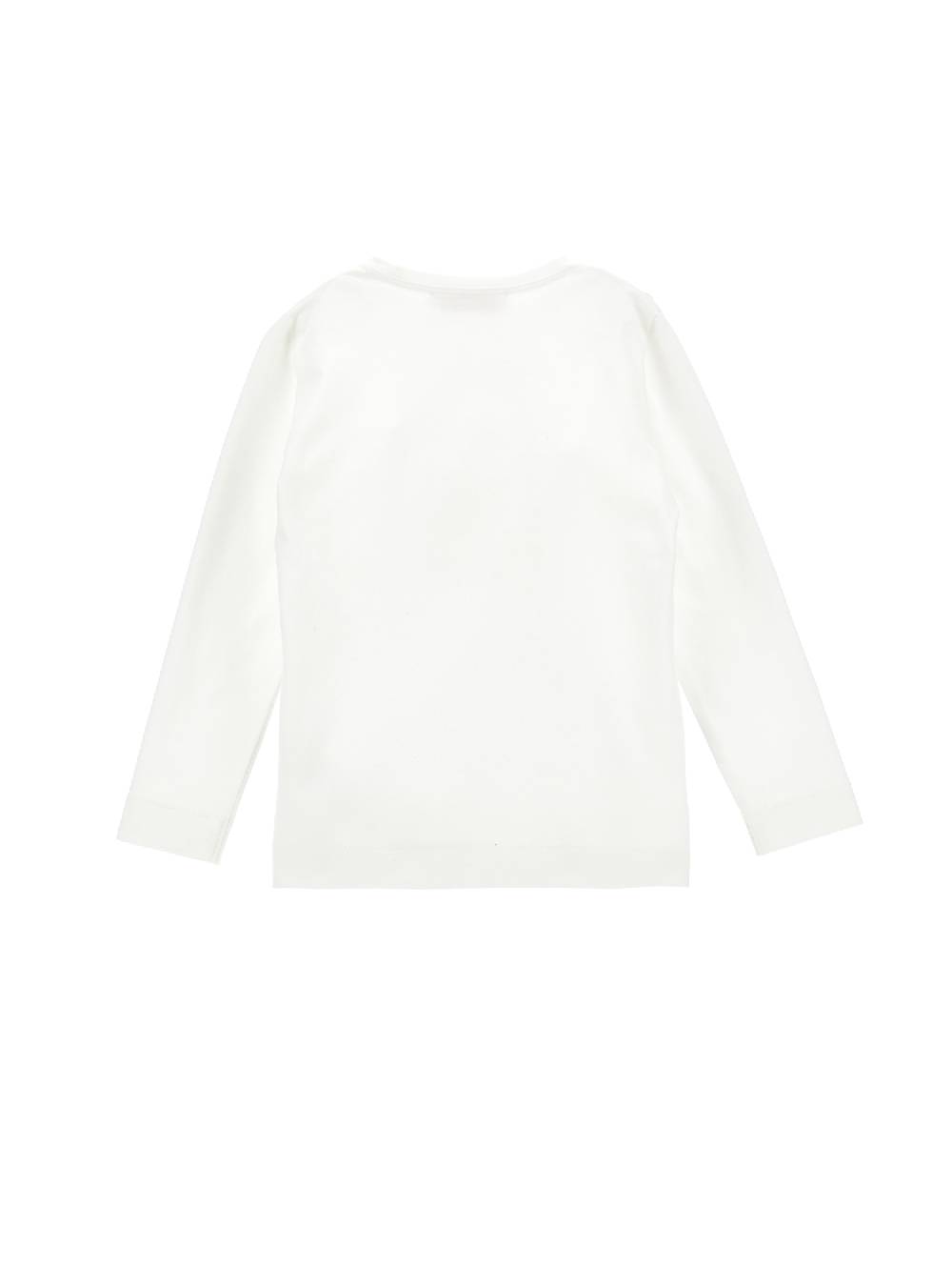 Monnalisa T-shirt cotone stampata con logo strass Hotsell
