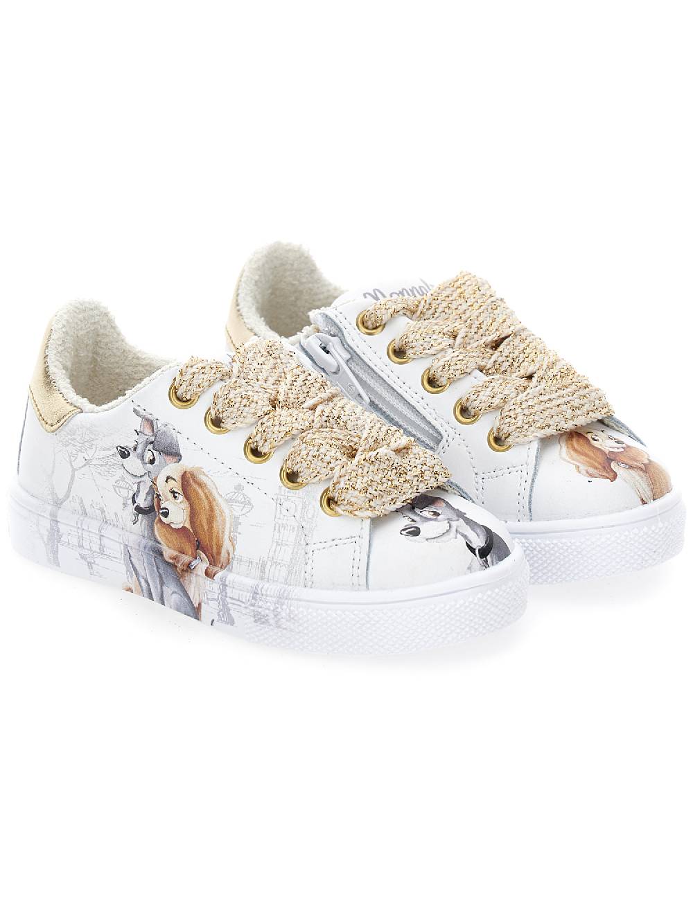 Monnalisa Scarpe modello tennis Lilli e il Vagabondo In Linea