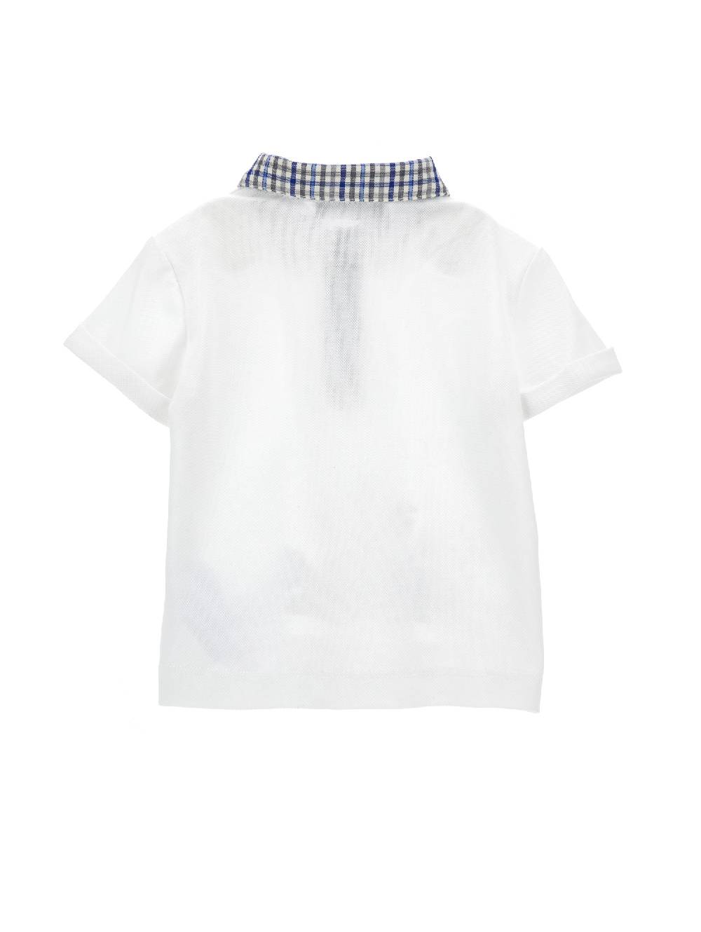 Monnalisa Polo piquet con colletto check Qualità