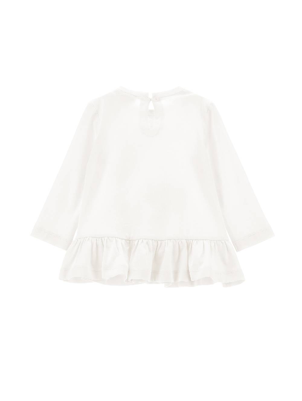 Monnalisa T-shirt lunga cotone con Dumbo e strass Prezzo Ridotto