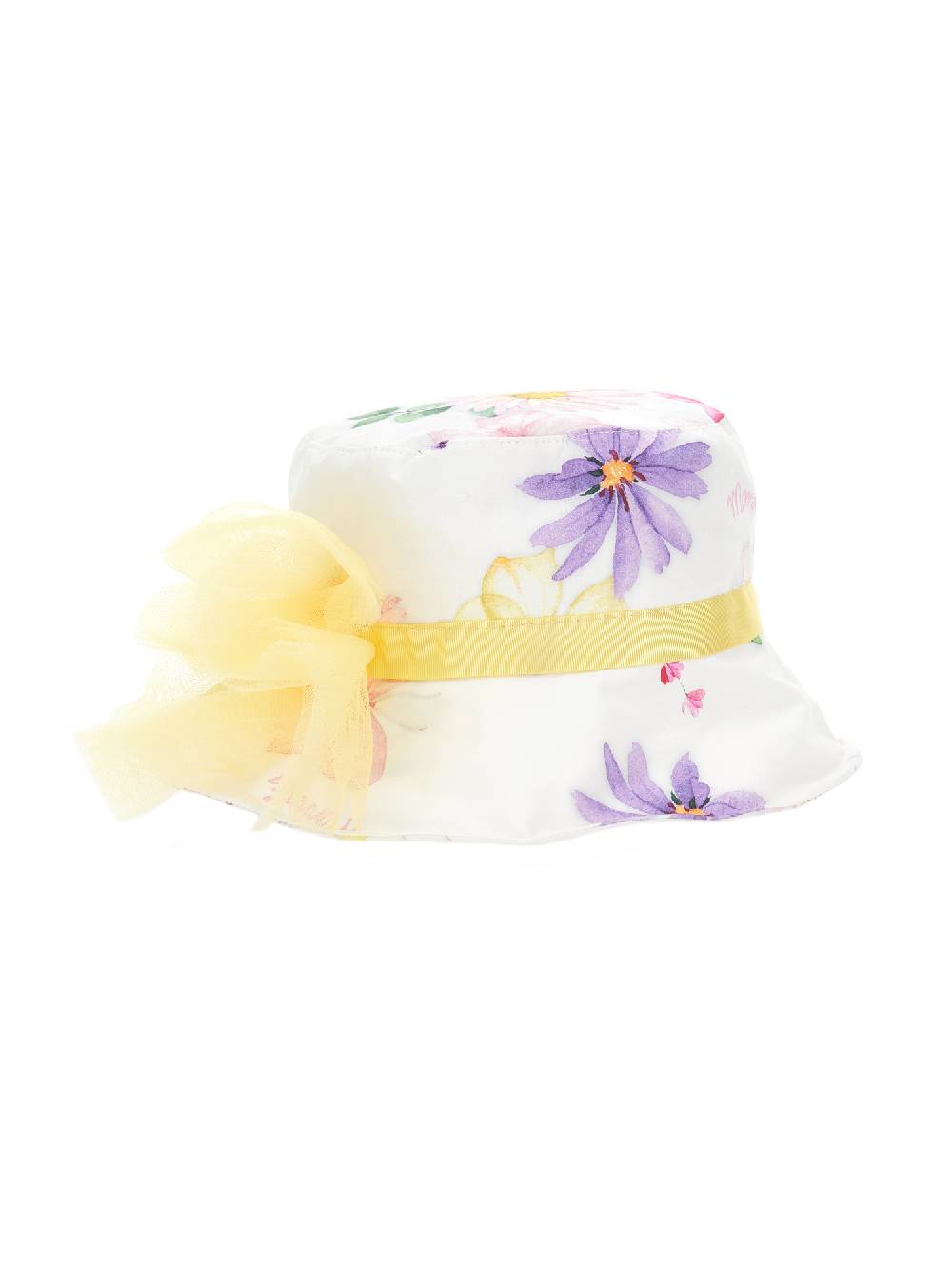 Monnalisa Cappello popeline stampa floreale Spedizione Gratuita