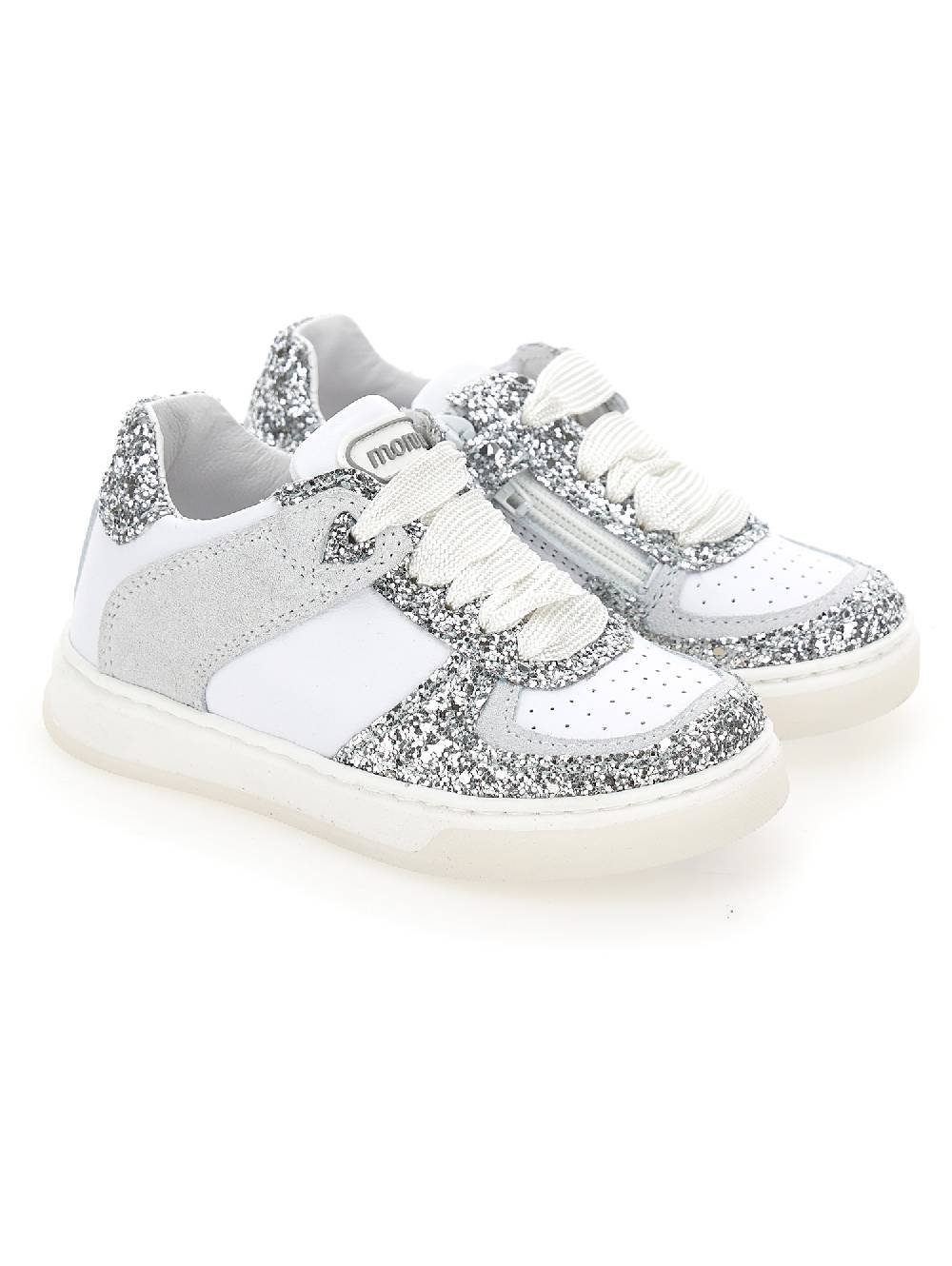 Monnalisa Sneakers in crosta e glitter Negozio