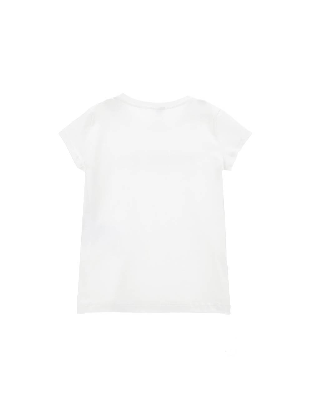 Monnalisa T-shirt cotone logato strass Comprane uno, ottenene uno gratis