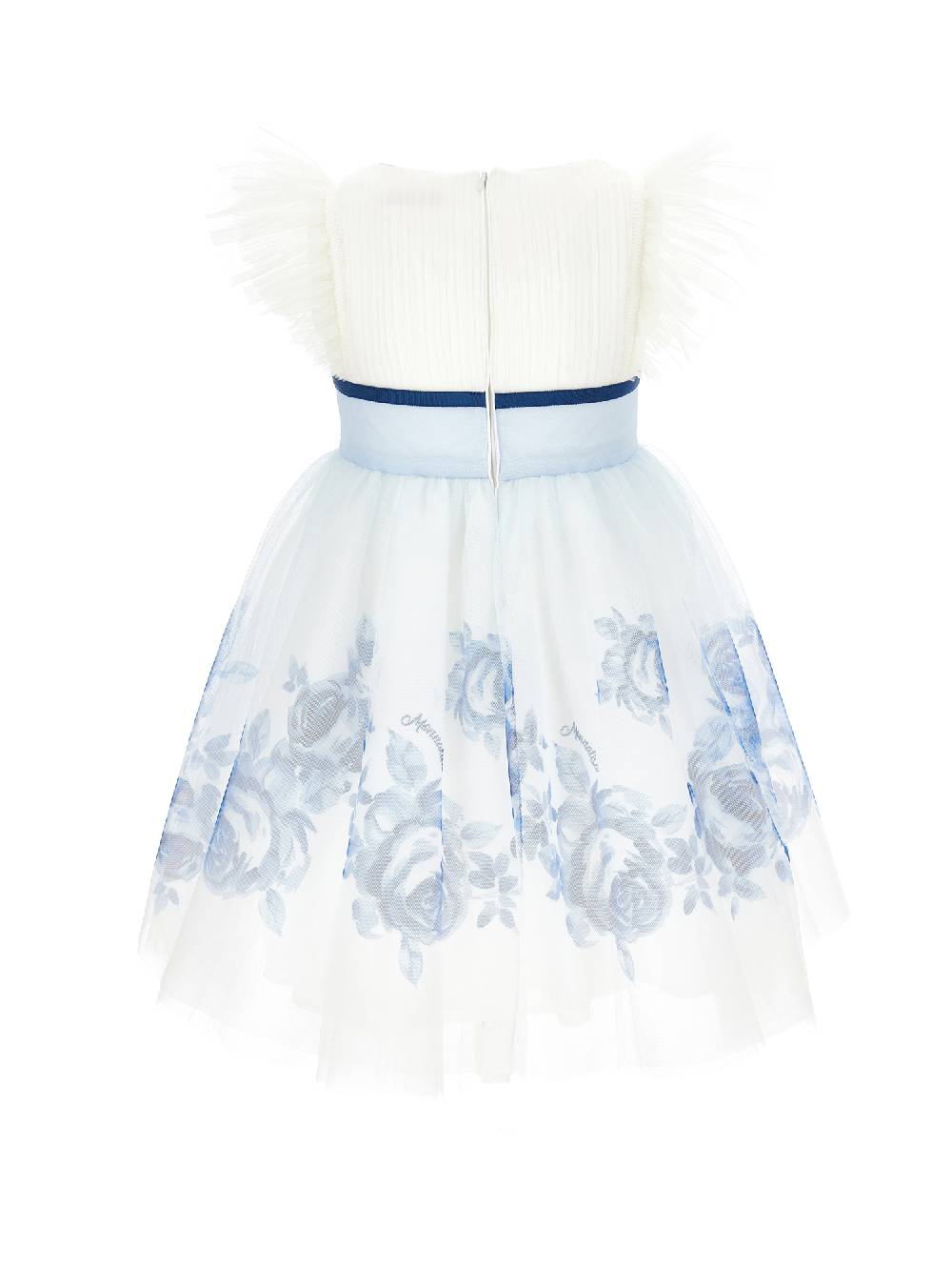 Monnalisa Abito tulle con rose degradé 2025