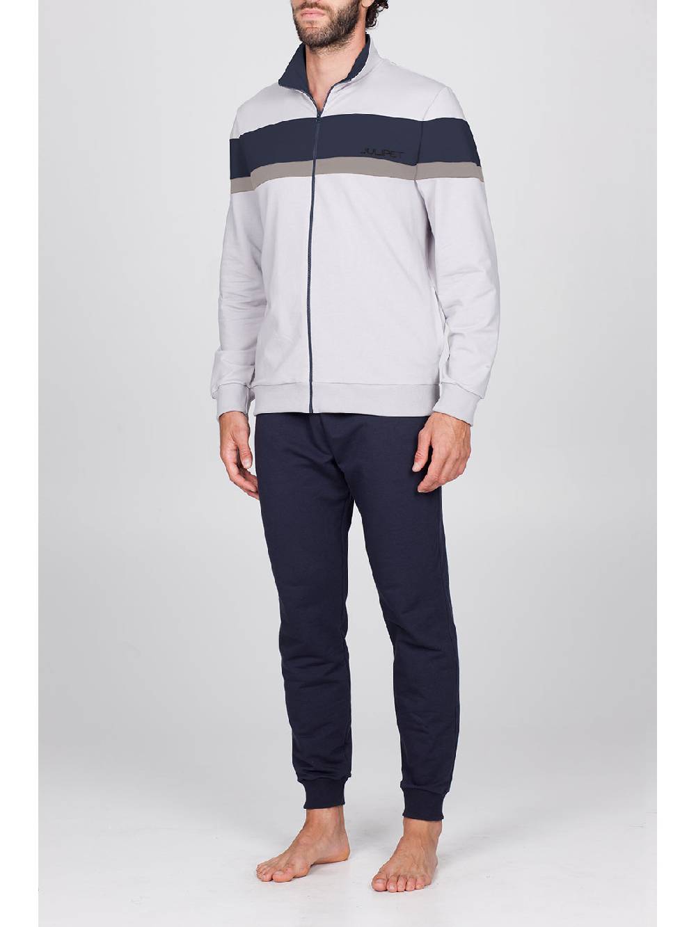 Julipet Tuta zip in confortevole felpa Online