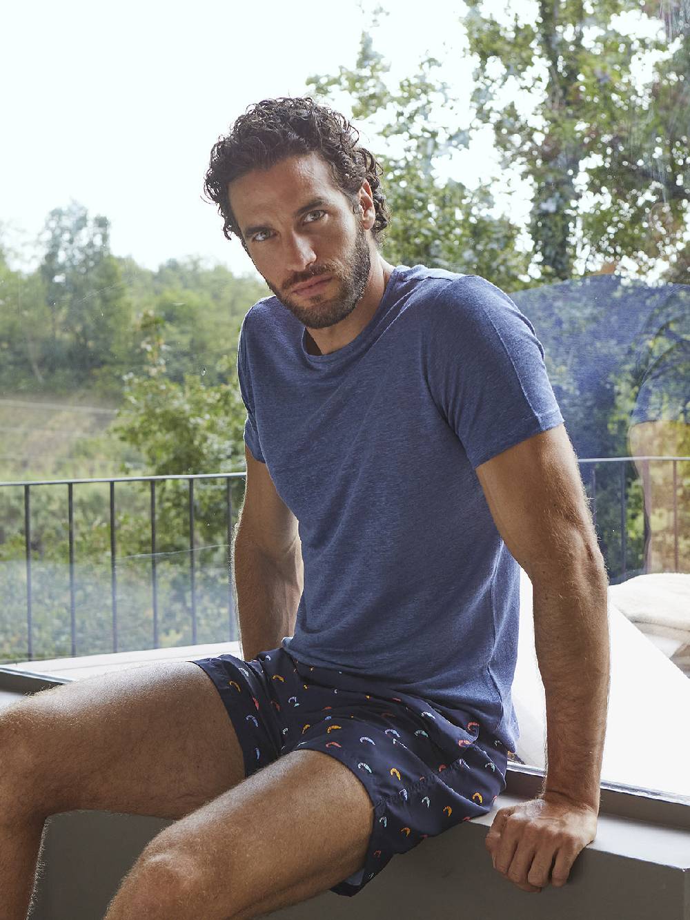 Julipet T-shirt in ricercato e fresco puro lino Promozione Limitata