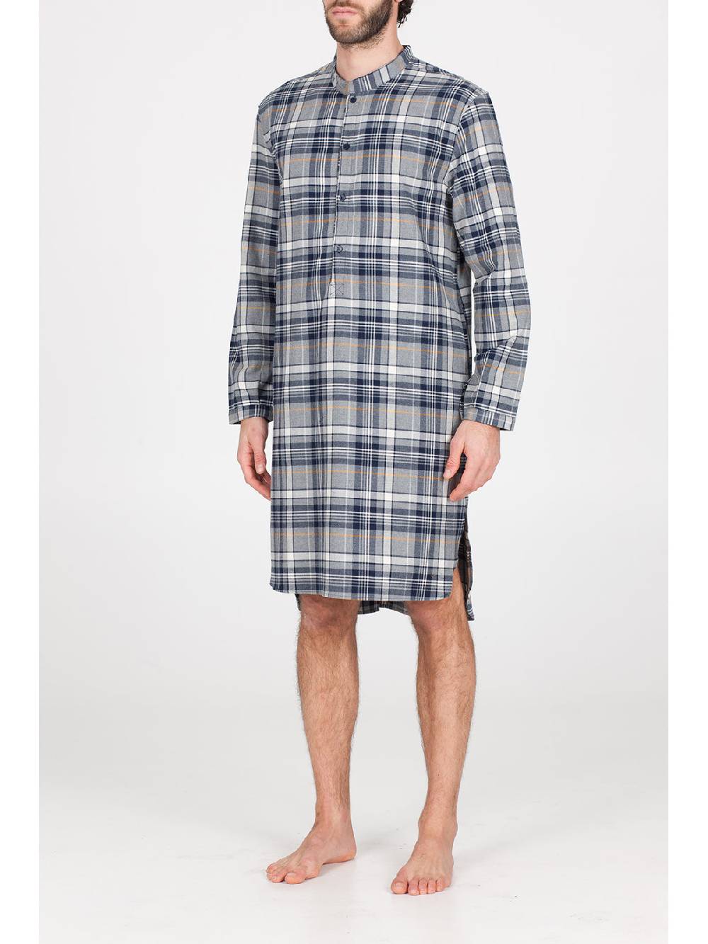 Julipet Camicia da notte in calda flanella di puro cotone Enormi sconti