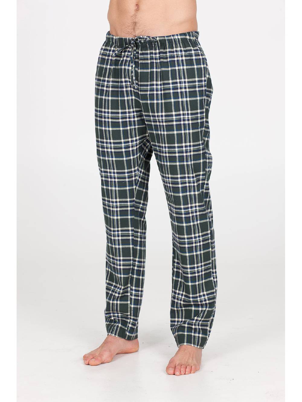 Julipet Pantalone in calda flanella di puro cotone Nuovo