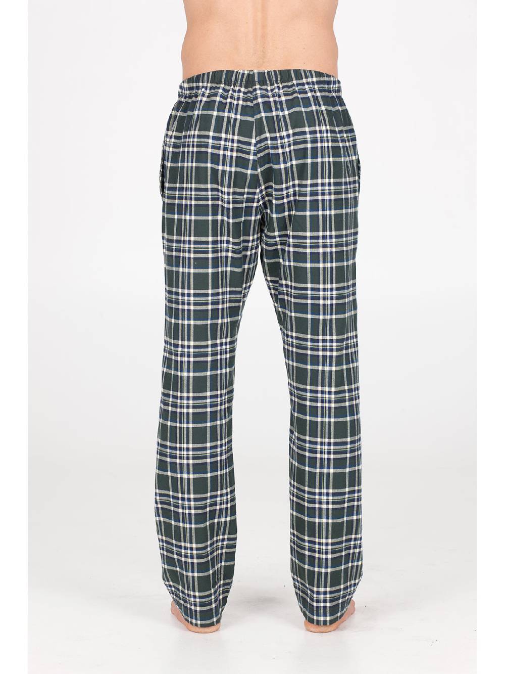 Julipet Pantalone in calda flanella di puro cotone Nuovo