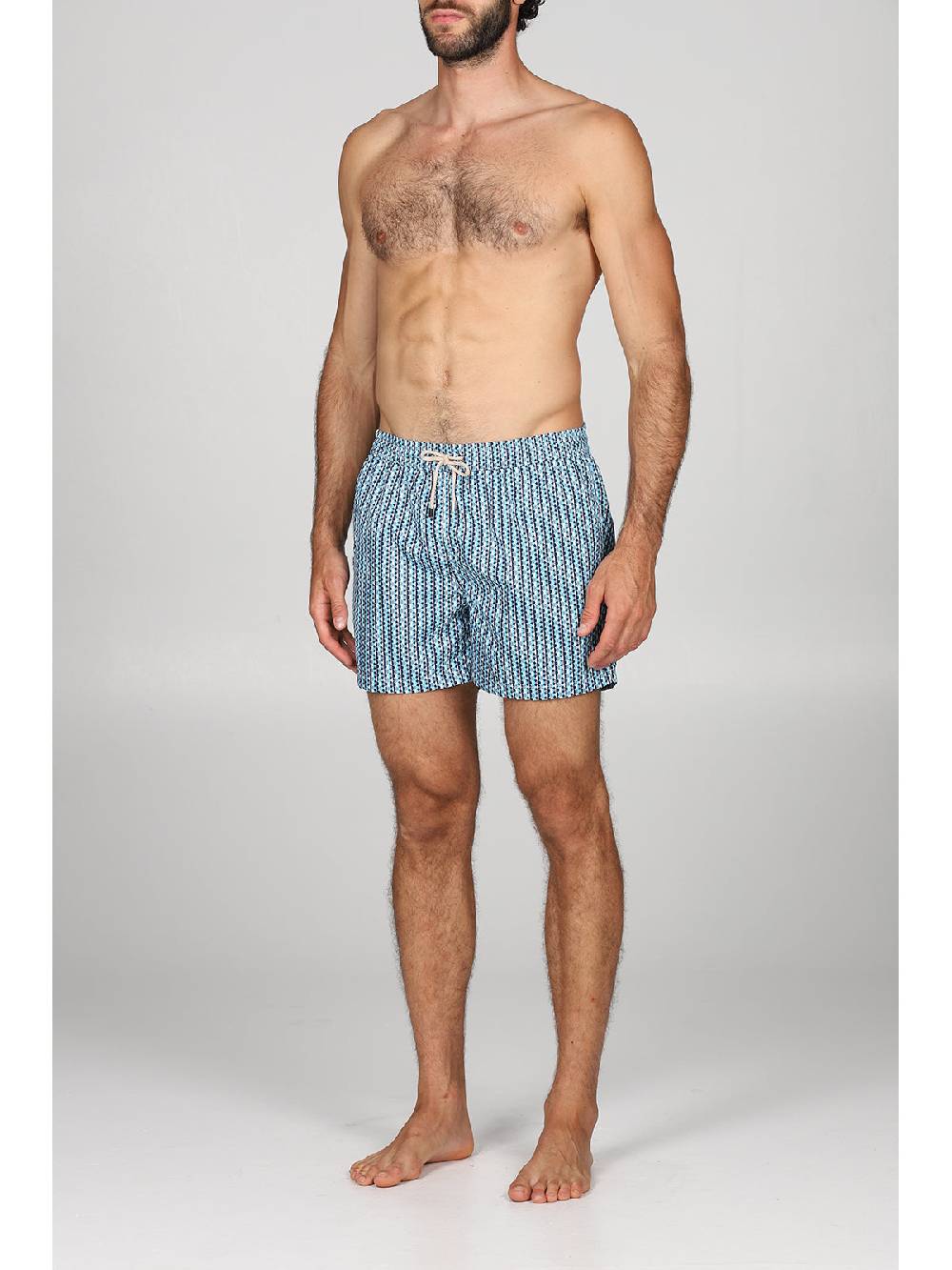 Julipet Boxer mare in leggera tela di microfibra, con disegno "ovali" ad alta definizione Shopping Online