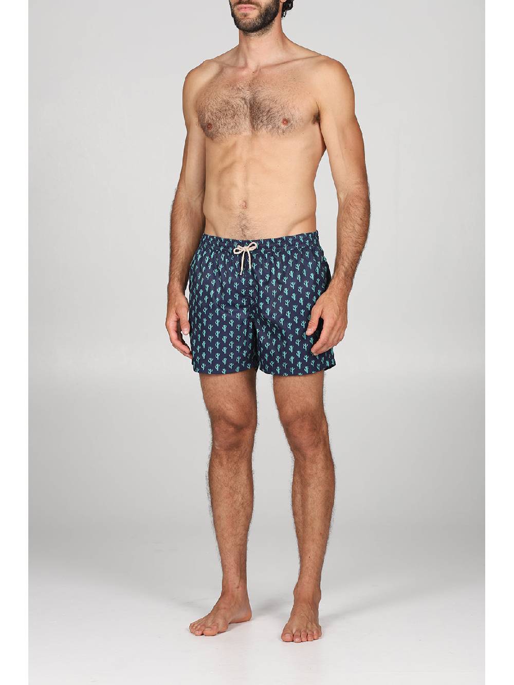 Julipet Boxer mare in leggera tela di microfibra, con disegno ad alta definizione "cactus" Moda
