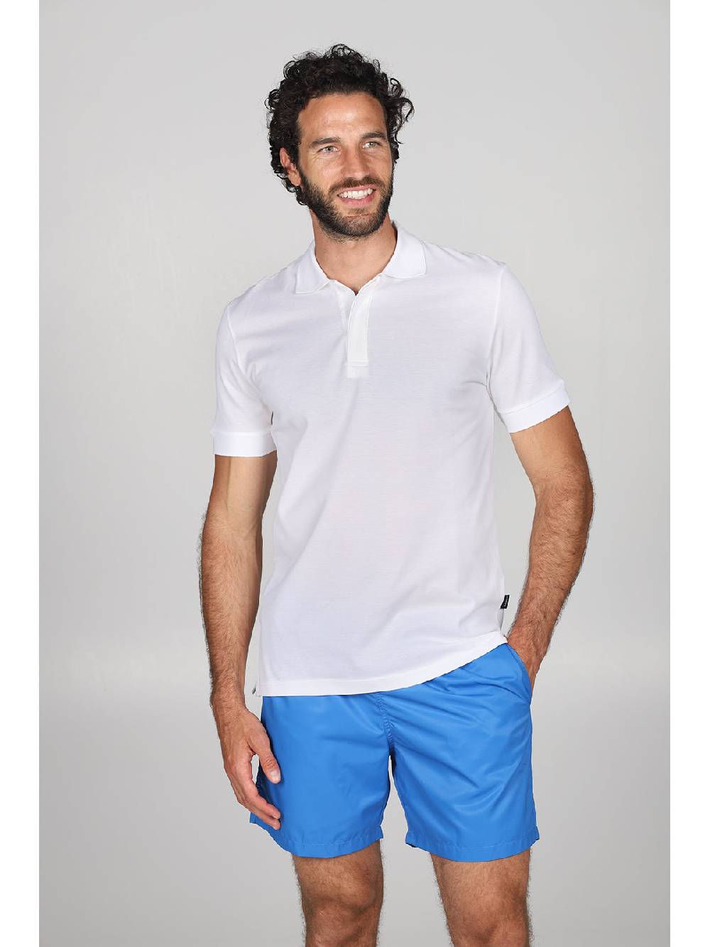 Julipet Polo in piquet di puro cotone dal taglio contemporaneo con logo Consegna Veloce