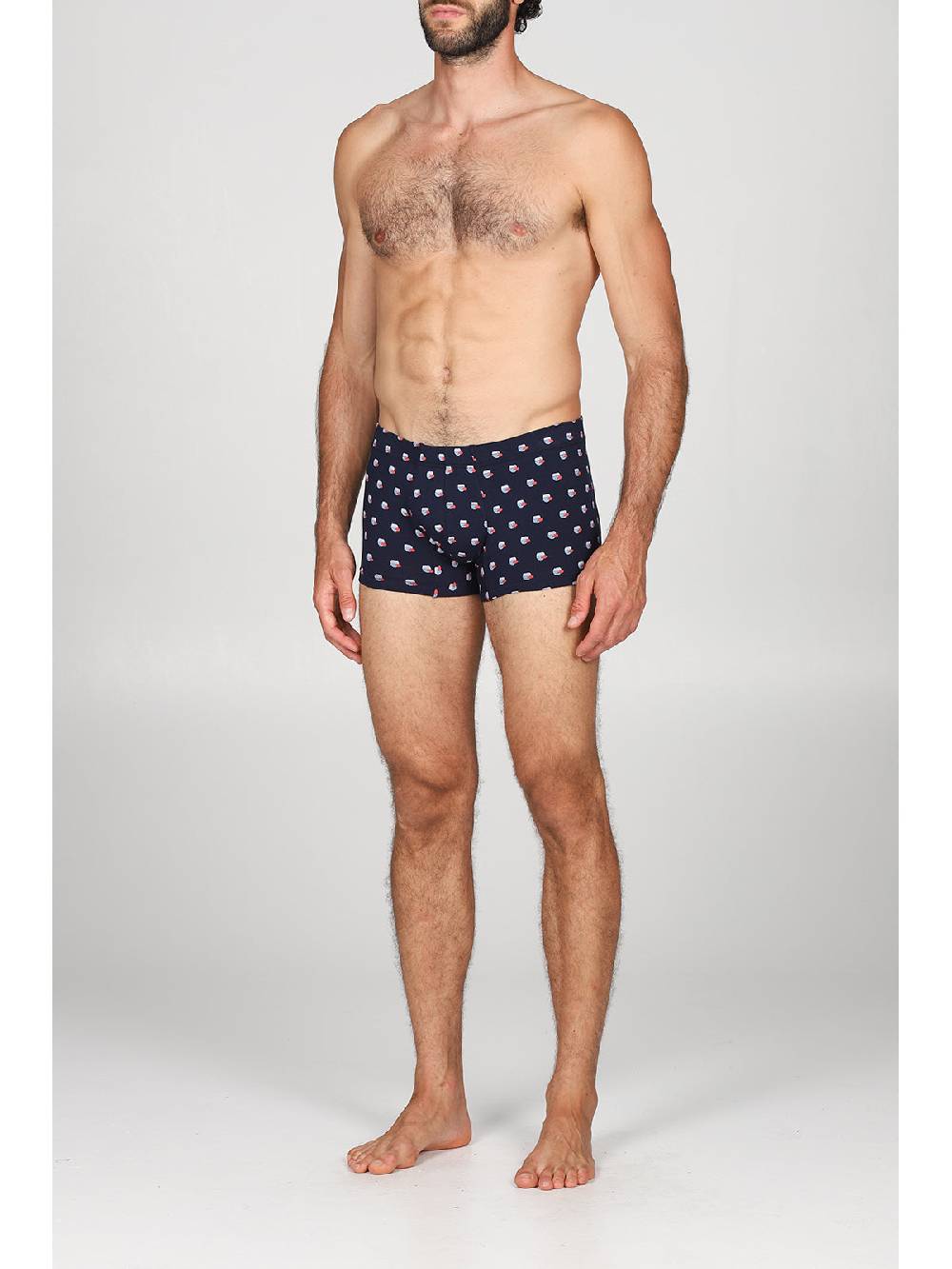 Julipet Boxer comfort in cotone bielastico, disegni "pesci" Soddisfazione Garantita