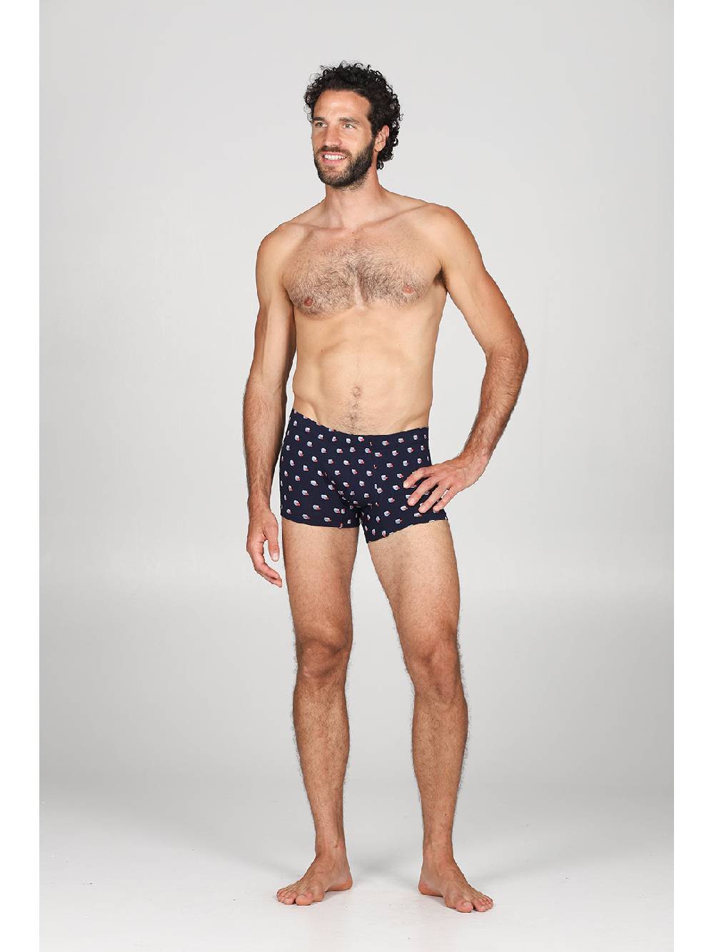 Julipet Boxer comfort in cotone bielastico, disegni "pesci" Soddisfazione Garantita