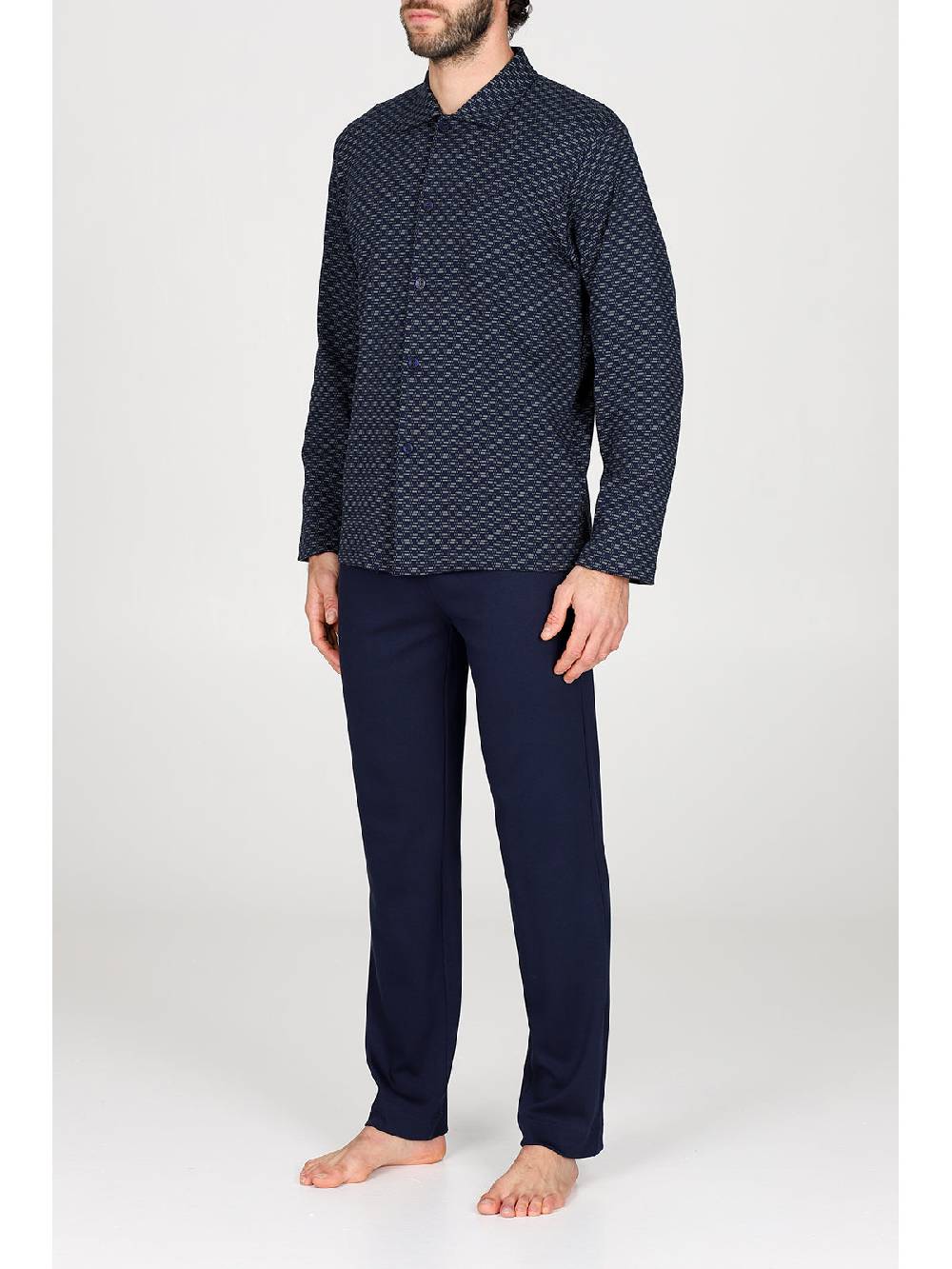 Julipet Pigiama cardigan in caldo interlock di puro cotone Promozione Limitata