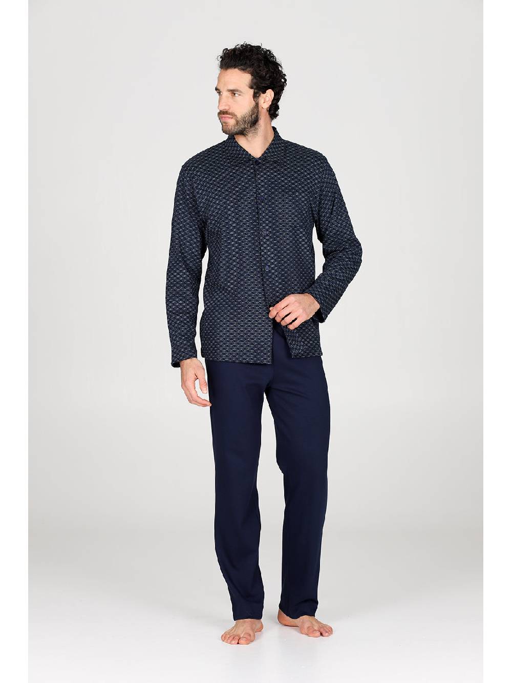 Julipet Pigiama cardigan in caldo interlock di puro cotone Promozione Limitata