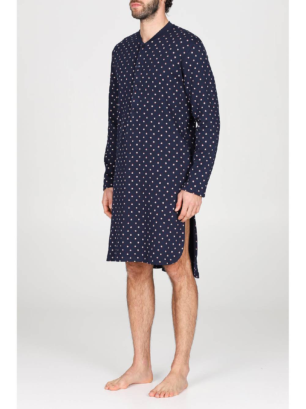 Julipet Camicia da notte in caldo interlock di puro cotone Convenienza