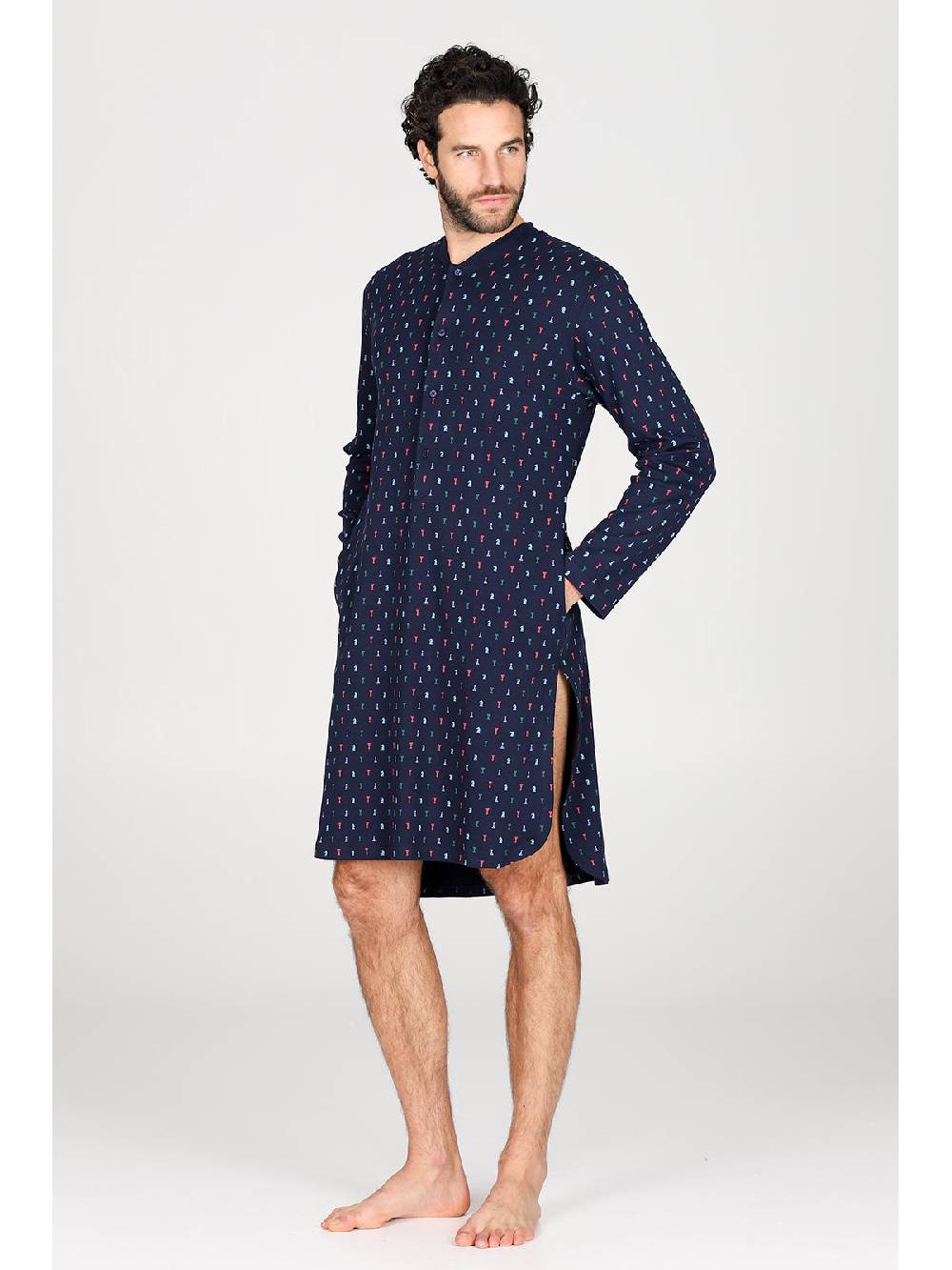 Julipet Camicia da notte in caldo interlock di puro cotone Novità