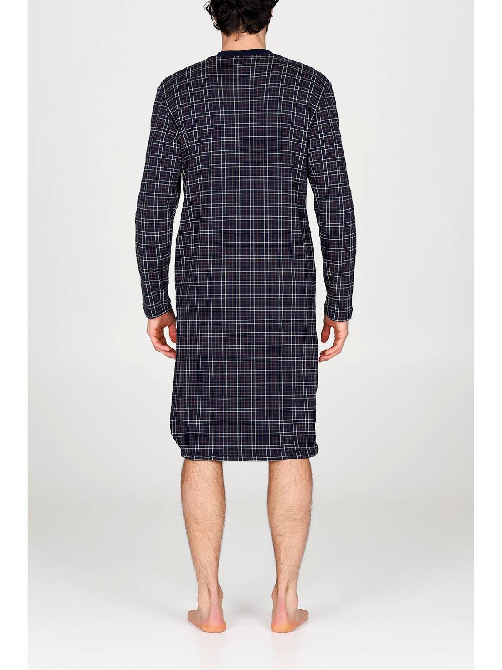 Julipet Camicia da notte in caldo interlock di puro cotone Presa