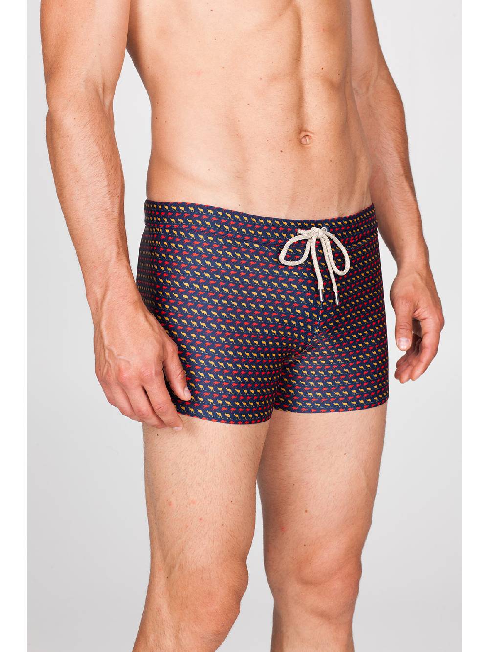 Julipet Boxer mare slim in micro-fantasia Outlet