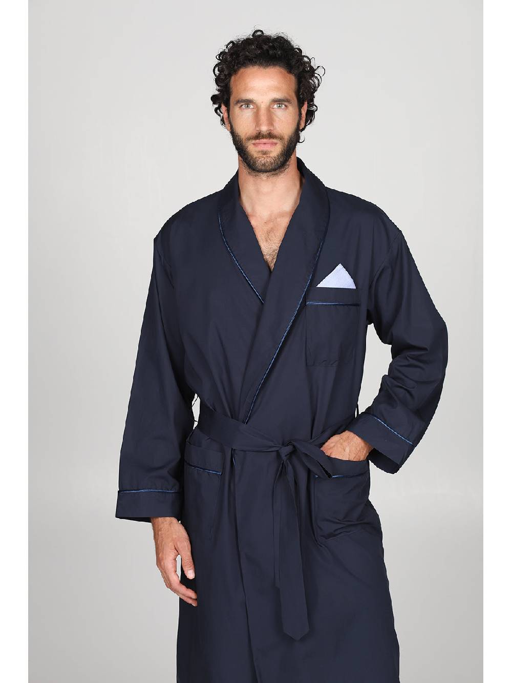 Julipet Vestaglia in pregiato popeline 100% cotone, classicità ed eleganza Offerta
