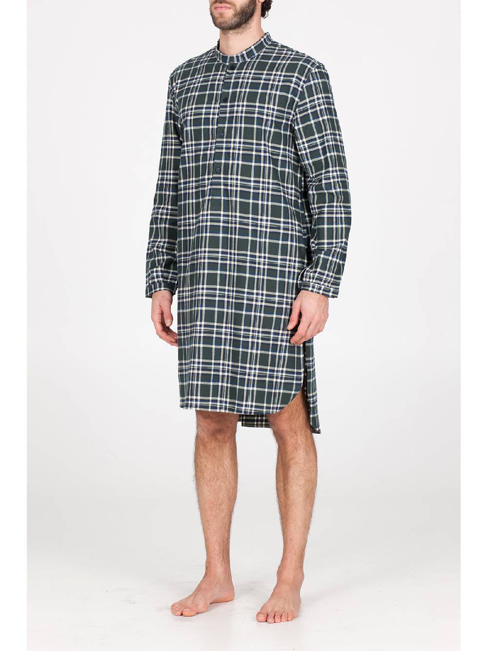 Julipet Camicia da notte in calda flanella di puro cotone Promozione
