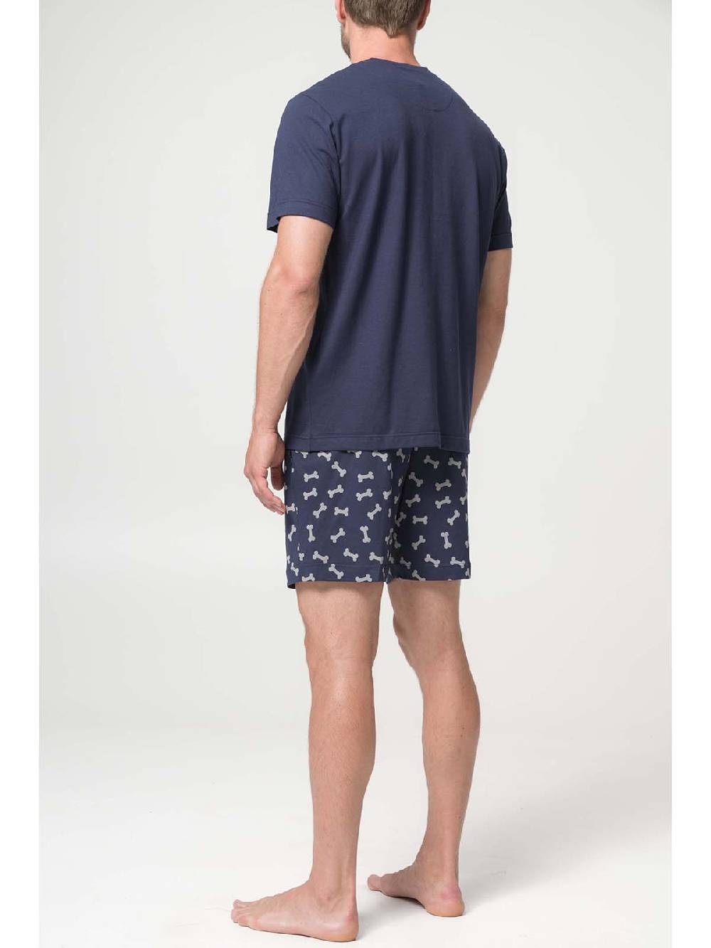 Julipet Pigiama corto girocollo in traspirante jersey di puro cotone s/z Negozi Online