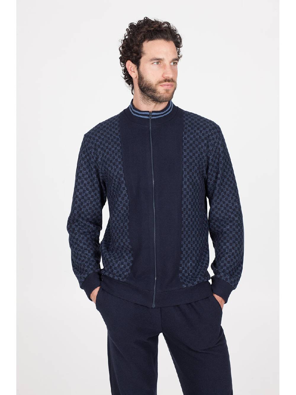 Julipet Pigiama in caldo jacquard di cotone Moda