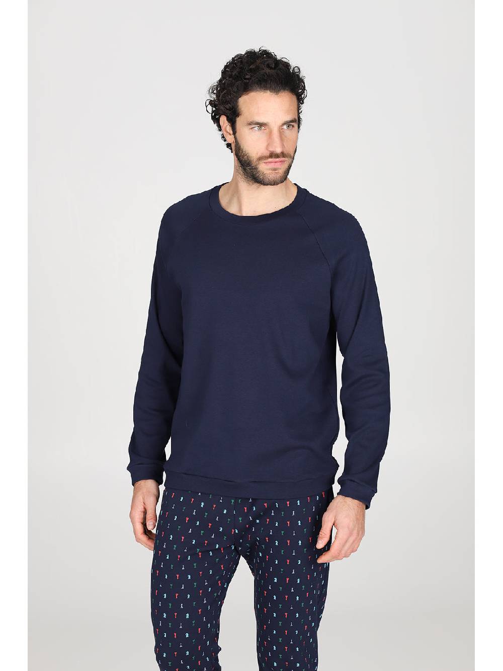 Julipet Pigiama con coulisse in caldo interlock di puro cotone Negozi Online
