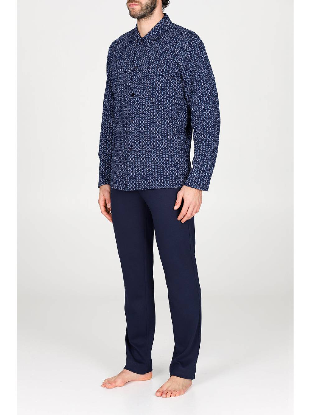 Julipet Pigiama cardigan Artist Edition, in caldo interlock di puro cotone Fino Al -60%