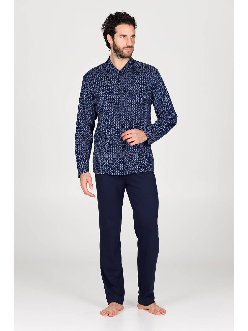 Julipet Pigiama cardigan Artist Edition, in caldo interlock di puro cotone Fino Al -60%