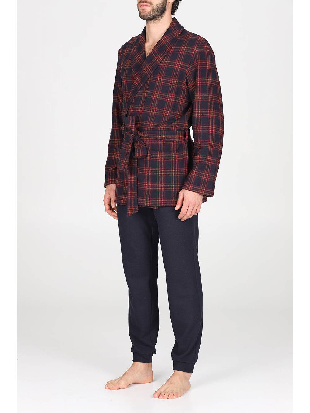 Julipet Giacca da camera in confortevole jacquard di cotone Shopping Online