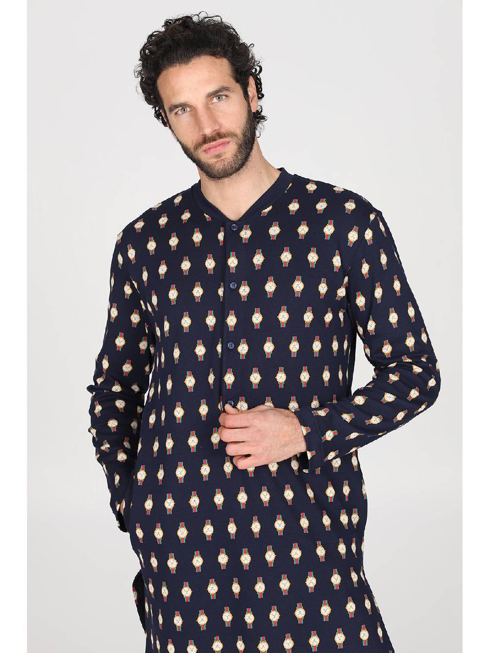 Julipet Camicia da notte Artist Edition, in caldo interlock di puro cotone Prezzo Ridotto