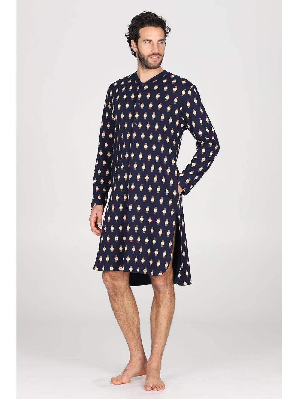 Julipet Camicia da notte Artist Edition, in caldo interlock di puro cotone Prezzo Ridotto