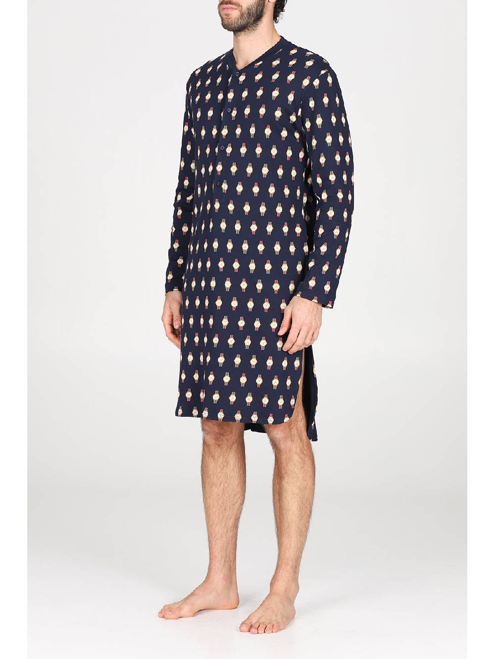 Julipet Camicia da notte Artist Edition, in caldo interlock di puro cotone Prezzo Ridotto