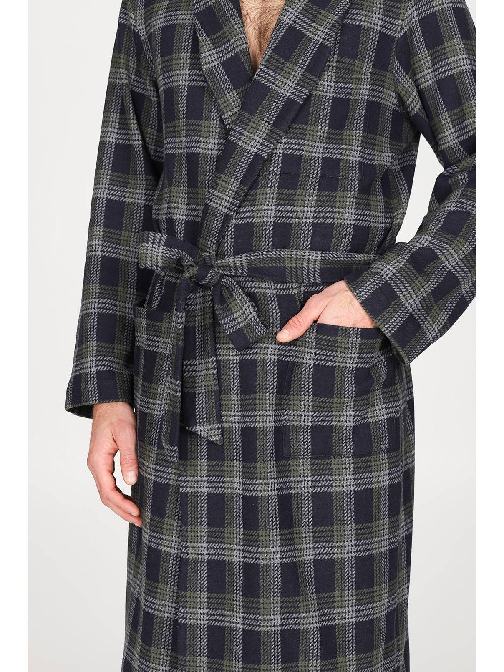 Julipet Vestaglia in confortevole jacquard di cotone Convenienza