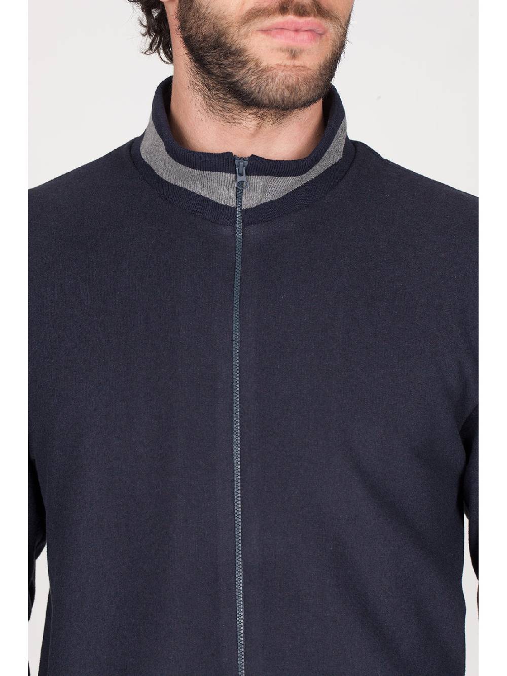 Julipet Tuta con zip in confortevole jacquard punto Milano Online
