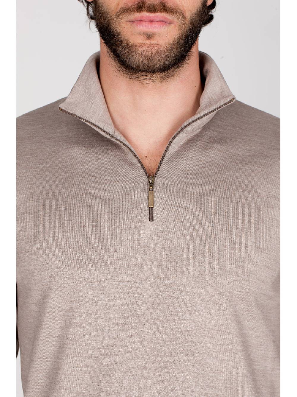 Julipet Pigiama con zip in double jersey seta e cotone Saldi